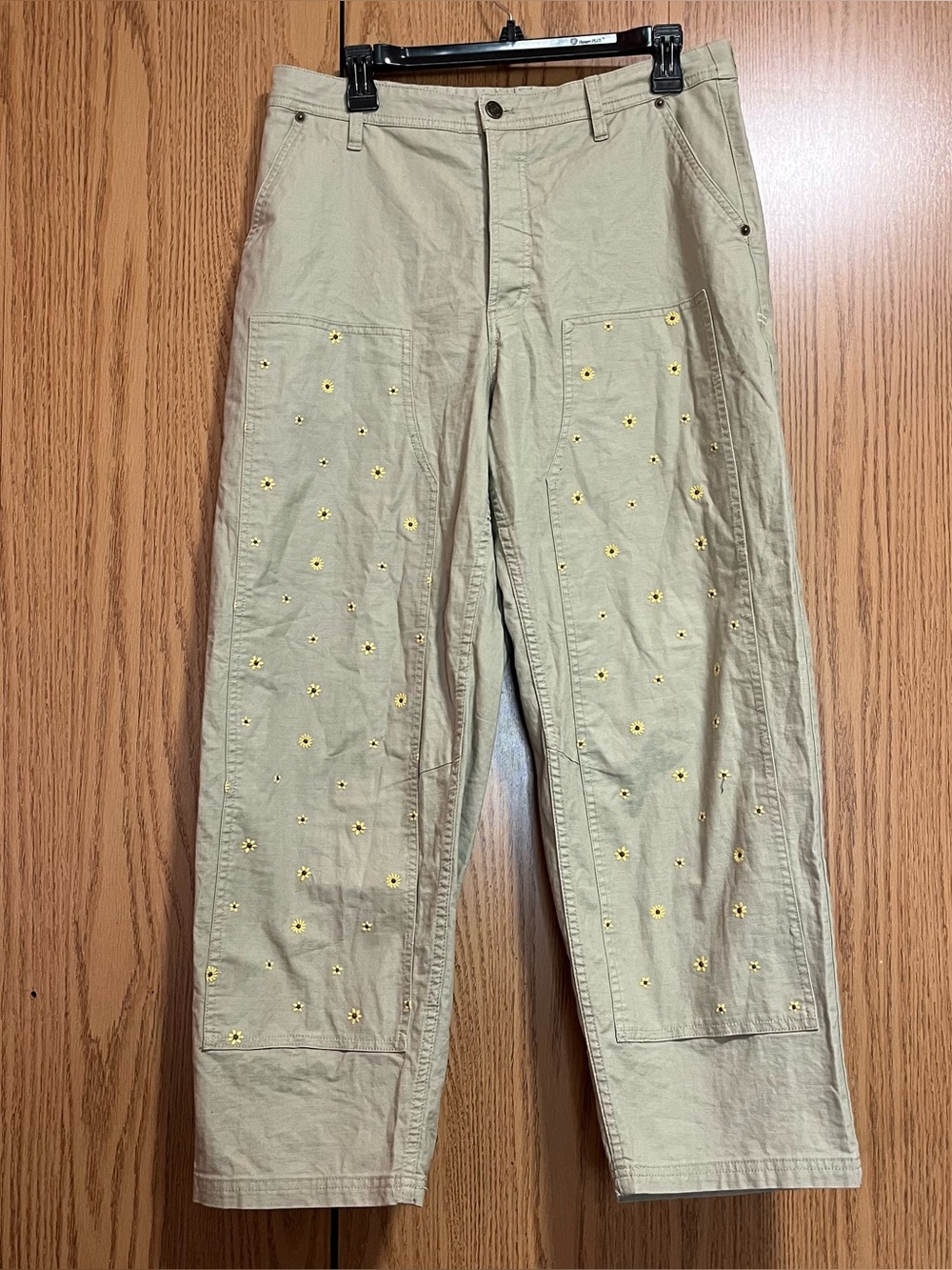 Toad&Co Juniper Utility Pants Women’s 12 Yucca Embroidery